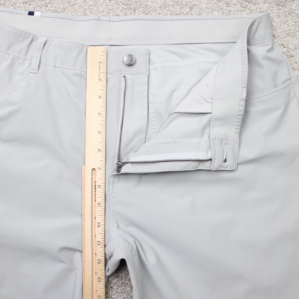Rhoback Pants Mens 42x32 Gray Delta Performance Golf Active Casual Stretch - Picture 10 of 15